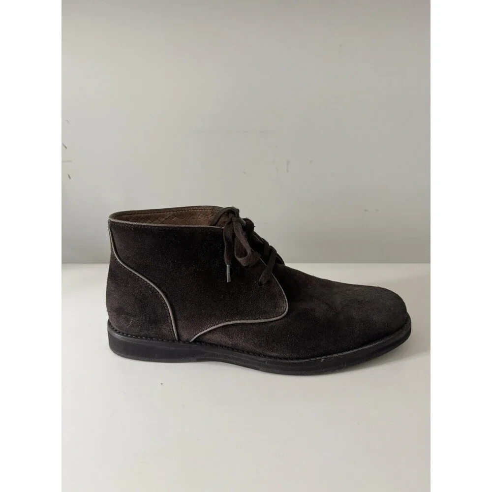 John Varvatos Star USA Brown Suede Chukka Boots Mens 9.5 -
